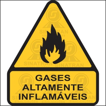  Gases altamente inﬂamáveis